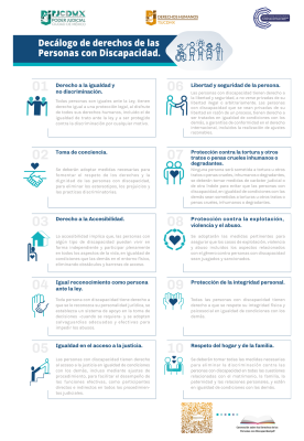 decalogo de derechos de personas con discapacidad